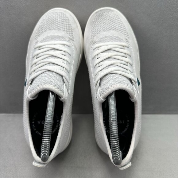 Vessi Weekend Sneaker Womens Size 7 Shoes White Waterproof Knit Lace-Up Casual - Picture 6 of 8